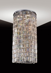 Torre Crystal Ceiling Lights Diyas Statement Crystal Fittings